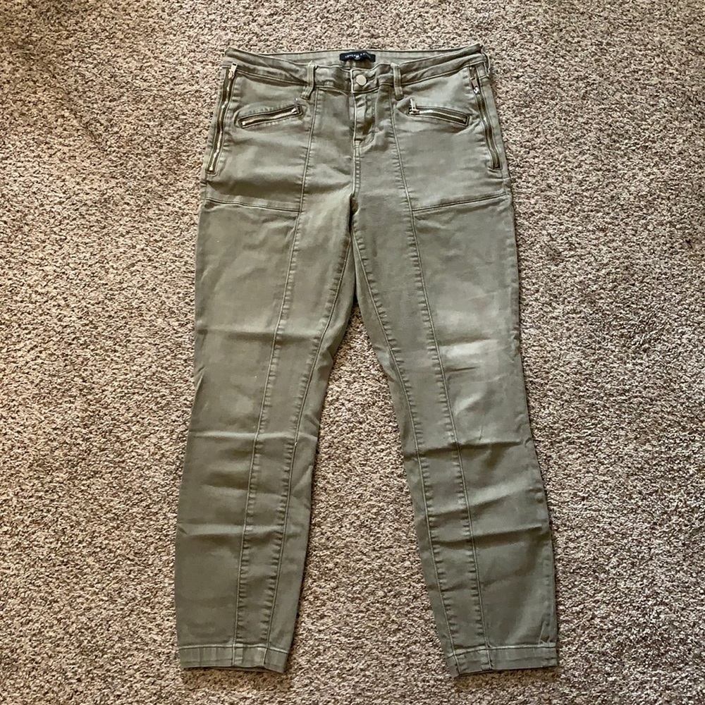 Green Kendall&kylie skinny jeans